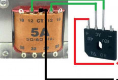 Ukuran Dioda Trafo 5 Ampere Lengkap Dengan Gambar, Rangkaian Pada Transformator Non CT