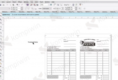 Download Desain Nota Toko Kue Format CDR, Bisa Langsung Edit dan Sesuaikan!