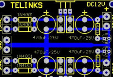 Contoh Layout PSU 15V Beserta Skemanya yang Simetris dan Sederhana Untuk Peralatan Elektronik Rumah Tangga