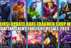 Tampilan Rare Skin Fragments MLBB Februari 2024, Banyak Dicari! Pecinta Mobile Legends Wajib Merapat!