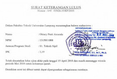 Contoh SKL Yang Sudah Dilegalisir Penting Banget Buat Mendaftar Sekolah Lanjutan atau Bekerja