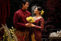  Hana Malasan dan Sean Galael gelar acara lamaran di NuArt Park, Kenakan Busana Nuansa Maroon yang Serasi