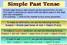 Link Download Soal Bahasa Inggris Materi Grammar Simple Past Tense Terbaru yang Wajib Kamu Pelajari 