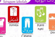 Belajar Bahasa Arab Celana dan Pakaian Lainnya Sangat Mudah Dihafalkan, Lengkap Tulisan Arab