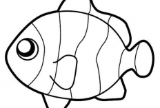 Contoh Gambar Komik Ikan Sederhana yang Mudah Dibuat, Bisa Ditiru Oleh Pemula dan Anak SD