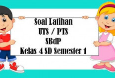 Download Soal UTS Kelas 4 SD/MI Semester Ganjil Beserta Jawabannya!