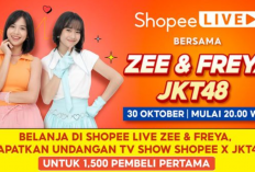 Belanja di Shopee Live Bareng Zee dan Freya JKT48 dan Dapatkan Undangan Nonton TV Show Shopee x JKT48