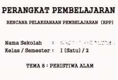 Download RPP SD MI Kelas 1 Semester 1 Terbaru Revisi 2023, Untuk Semua Tema Lengkap!