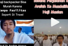 Rama Haji Backpaker Viral Tiktok Twitter, Tidur Menggunakan Tenda Terpal Seadaanya